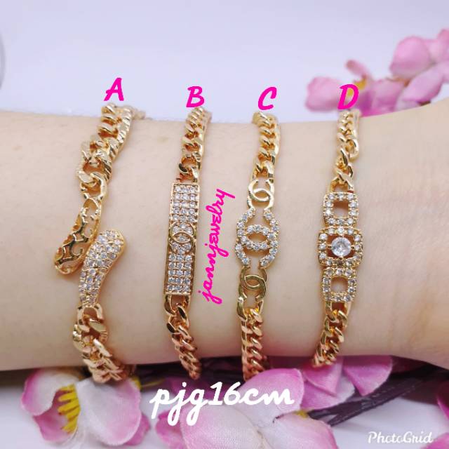 Gelang tangan rantai anak xuping uk 14-16cm korea GRX-38