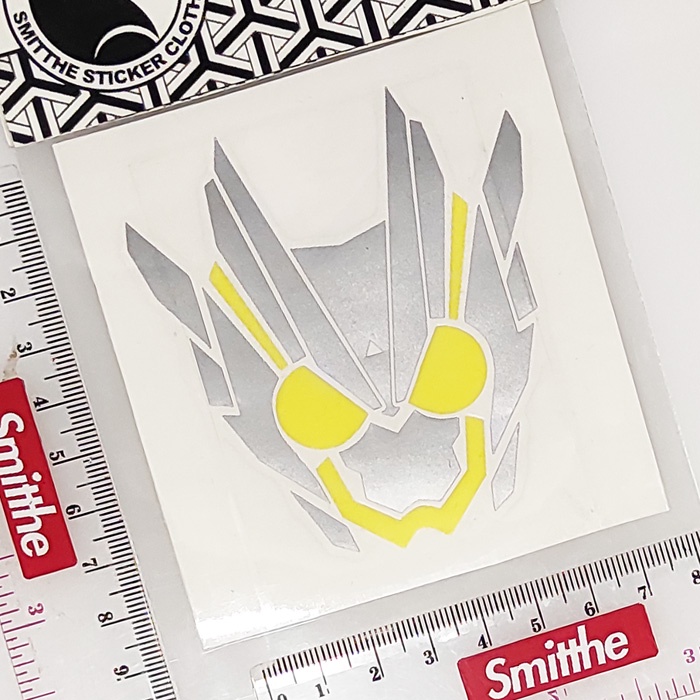 Stiker Kamen Rider Zero One ZO 4 Metal Cluster Cutting Sticker