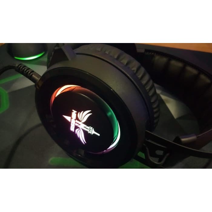 Headset Gaming NYK Rubick HS - N09 RGB Illuminated Ori