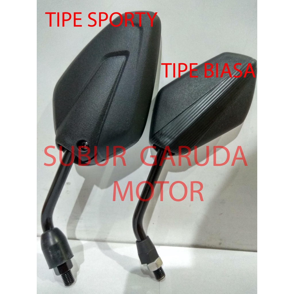 SPION TANGKAI PENDEK KOTAK HONDA YAMAHA MERK ASPIRA TIPE BM02 KUALITAS ORISINIL ASTRA OTOPARTS-TIPE SPORTY YAMAHA