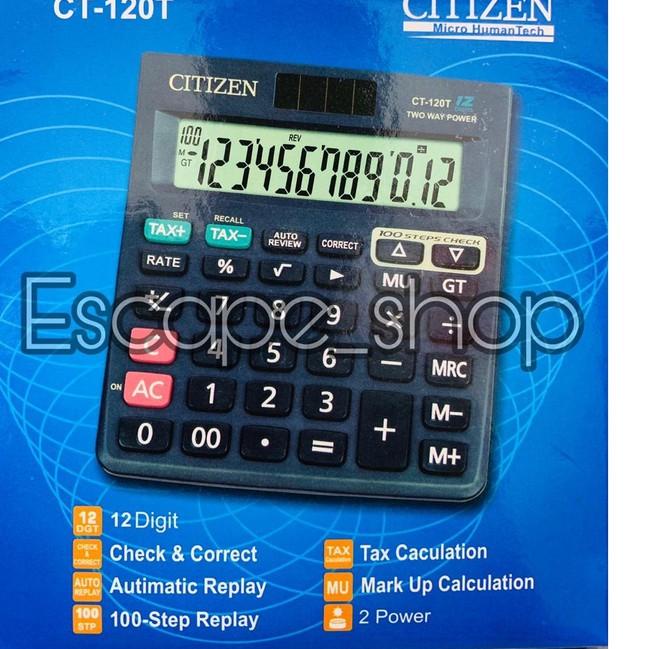 

Best - Kalkulator Citizen type CT 120 T - Calculator Citizen 12 Digit CT-120T !