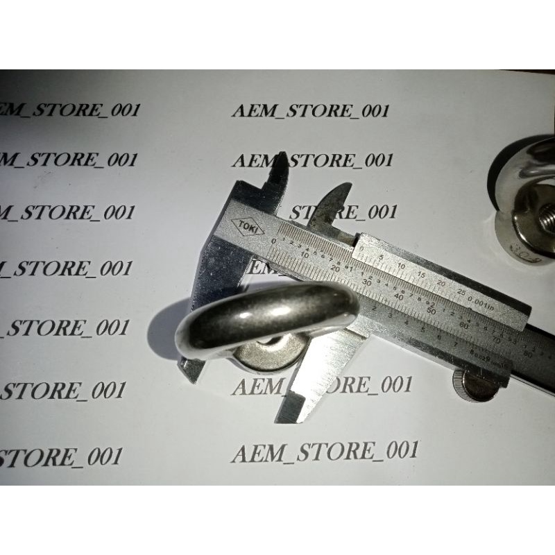 EYE NUT M10-1.5 STAINLESS 304 A2-70