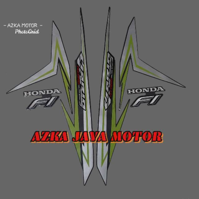 Striping Honda Vario 125 LED 2016 warna abu abu hijau/ Sticker Vario 150 grey