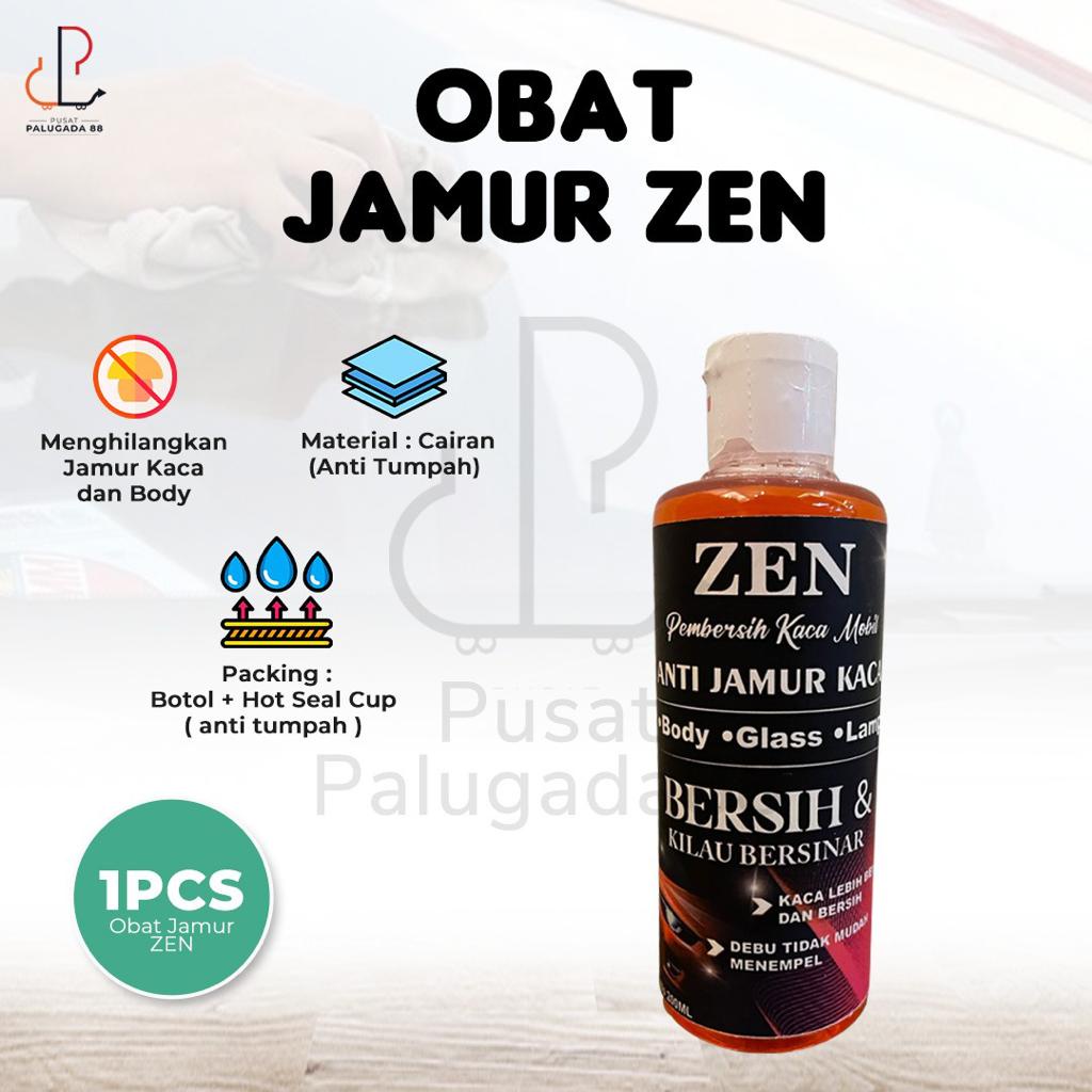 Obat Jamur ZEN Cairan Pembersih Penghilang Kaca Jamur Mobil Kerak Serbaguna Body Stainless Waterspot Remover Motor Toilet WC