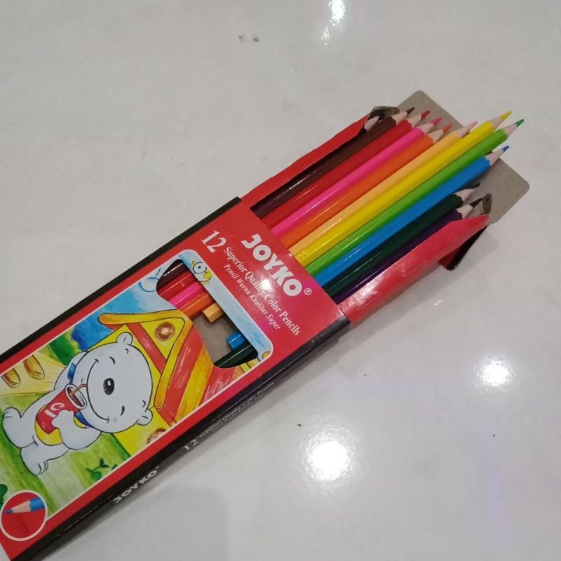 PENSIL WARNA JOYKO PANJANG ISI 12