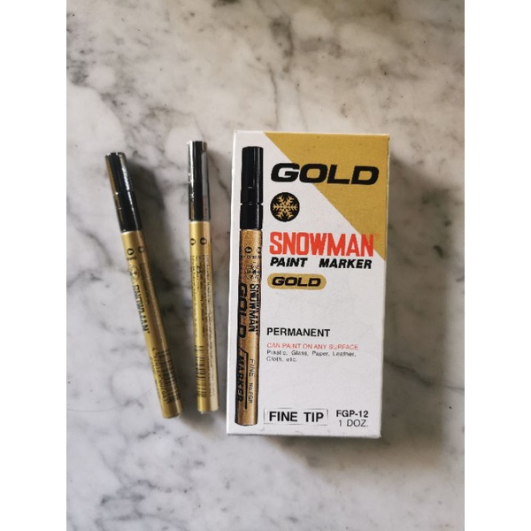 

spidol emas kecil permanent