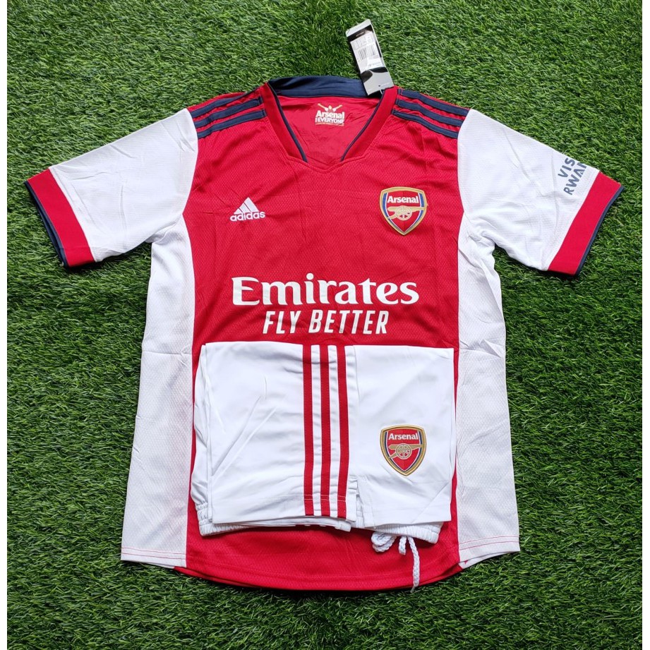 FULLSET BAJU + CELANA ARSENAL HOME 2021/2022 GO