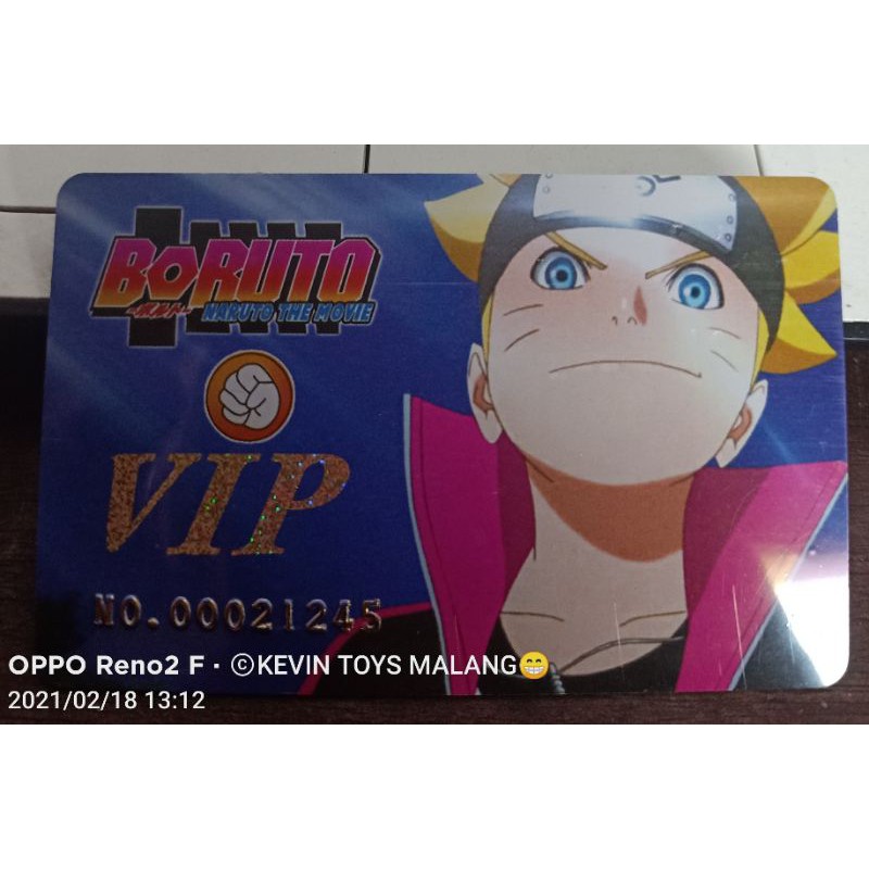 Trading Card game NARUTO / mainan kartu VIP seperti kartu ATM ASLI Mainan Kartu Trading naruto