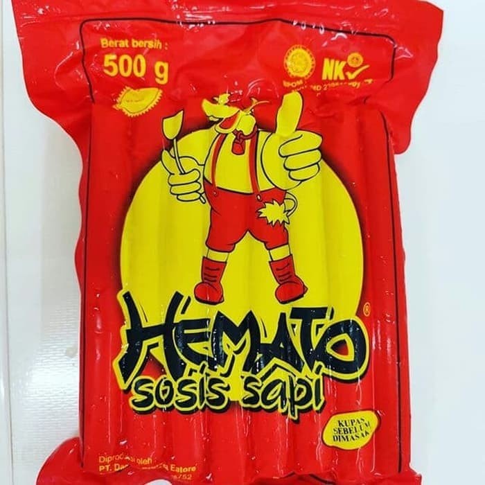 

Hemato Sosis Sapi Long 500g