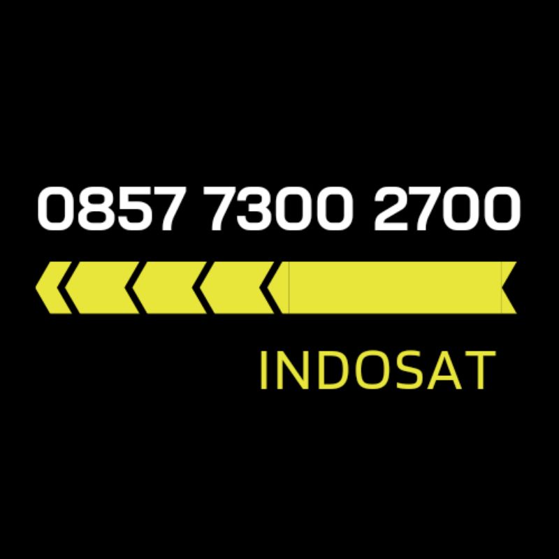 Kartu perdana nomor cantik indosat 4G im3 dobel ribuan 7300 2700
