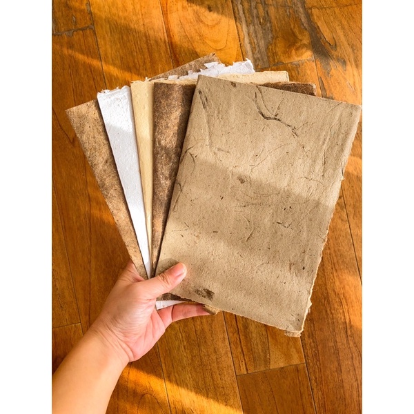 

A5 Handmade Paper Travelers Notebook Insert Journal Kertas Daur Ulang