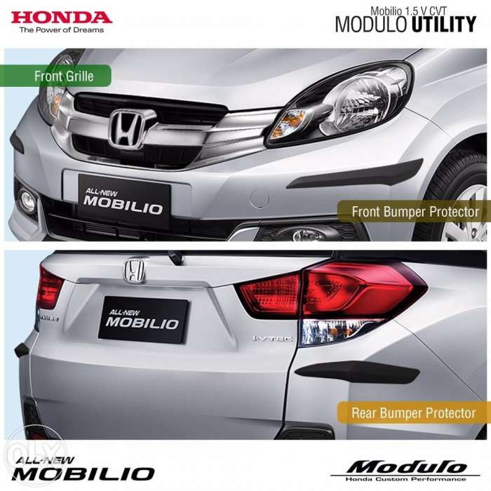 Bumper Protector Pelindung Bumper Belakang Honda Mobilio Modulo ORI