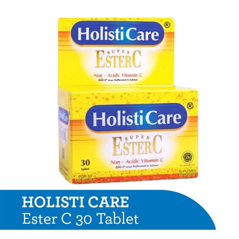 Holisticare Super Ester C 30's / Vitamin C / Daya Tahan Tubuh