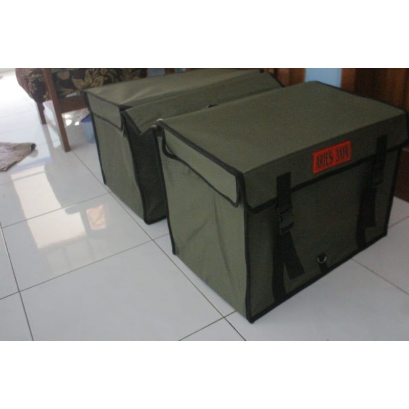 Tas Pos Obrok Kurir Sales Anti Air Tas Motor Tas Rengkek Tas Kargo Aries Jaya - Sedang