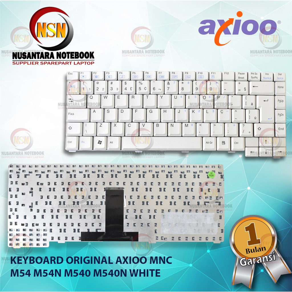 Keyboard Original Axioo MNC M54 M54N M540 M540