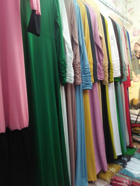 GAMIS JAUHARA TANGAN KERUT