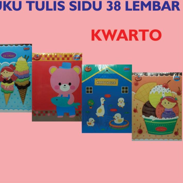 

New - BUKU TULIS SIDU 38 LEMBAR ISI 10 BUKU ホ