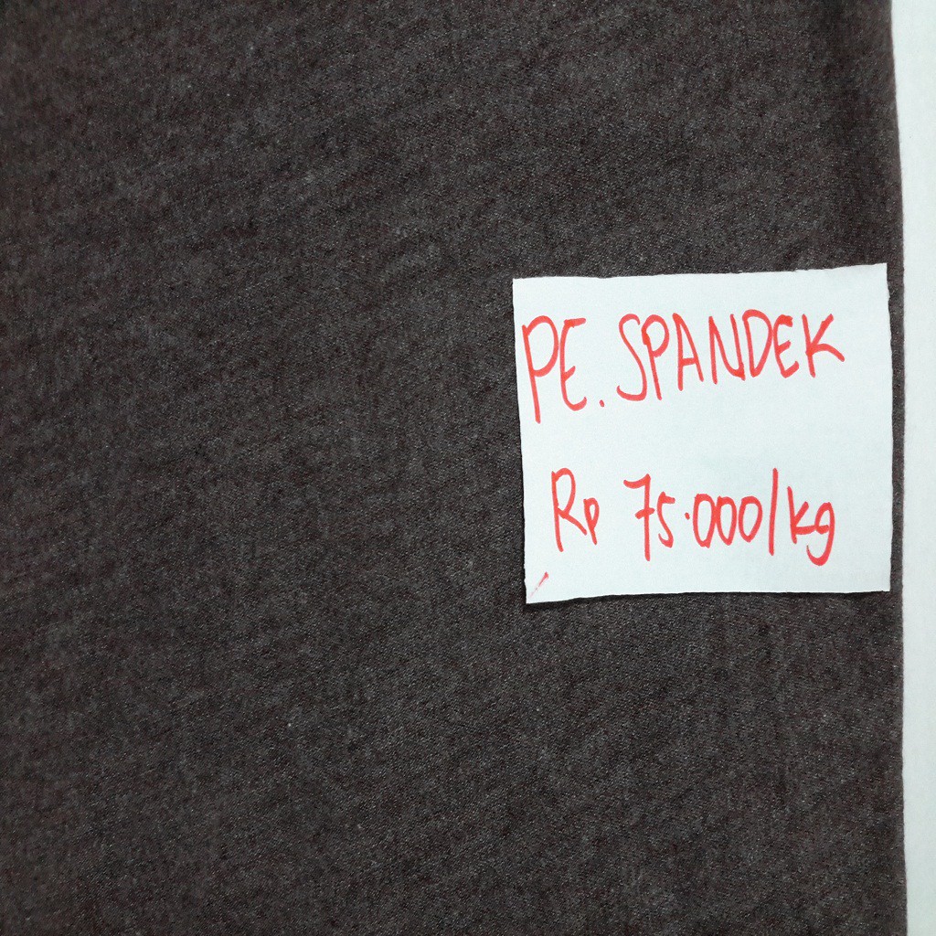 Bahan Kain Pe Spandek Two Tone Coklat Misty Toko Kain Tanah Abang Shopee Indonesia