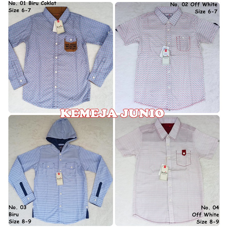 Kemeja Anak Brand Junio
