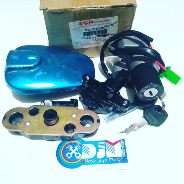 KUNCI KONTAK ASSY THUNDER 125 PRODUK ASLI SUZUKI SGP 100% 37101-01870-000