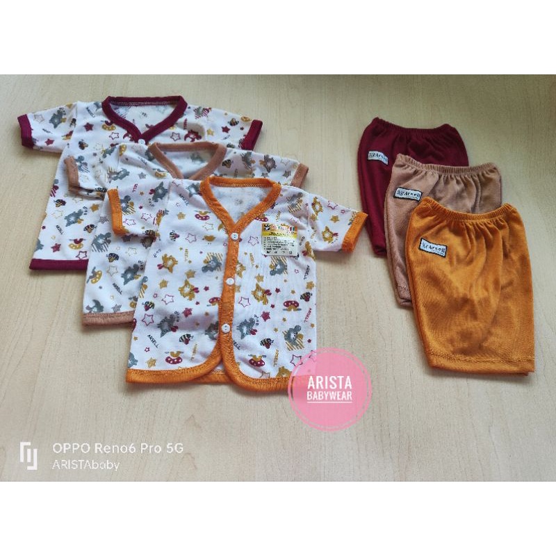 ARSELbaby - paket hemat 18pcs/9stel baju+celana bayi