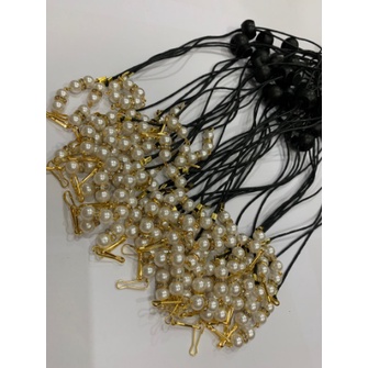 Strap Kalung Masker Mutiara Dan Polos Murah