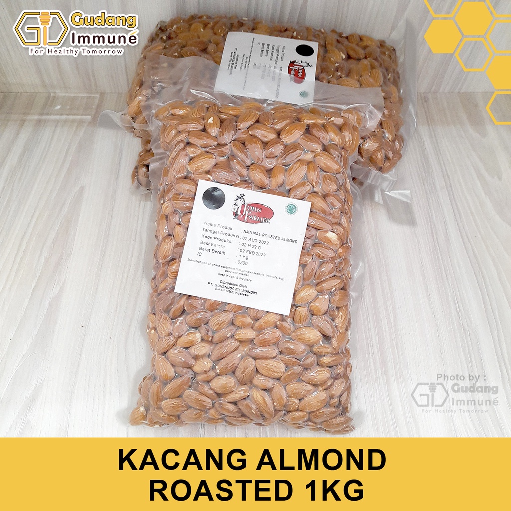 

Kacang Almond Roasted 1kg Matang Panggang - Gudang Immune