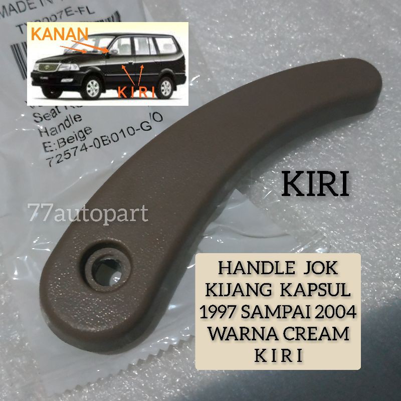 Handle jok kijang kapsul 1997 sampai 2004 kiri warna cream