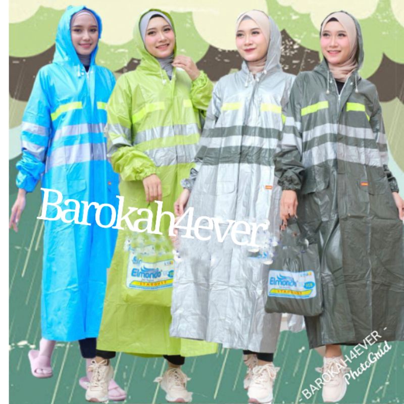 Jas Hujan Dewasa Gamis Raincoat Stardust