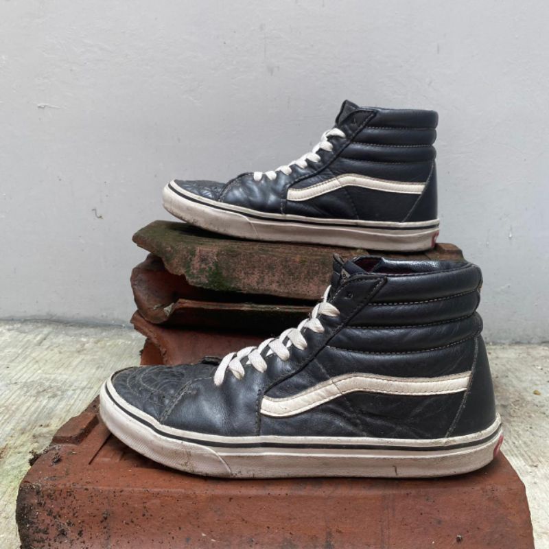 sepatu vans sk8 leather japmar original 2nd bekas / second