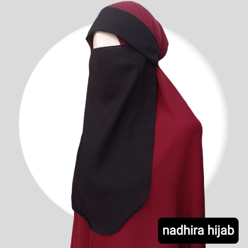 Niqob Bandana Poni | cadar bandana poni | cadar premium