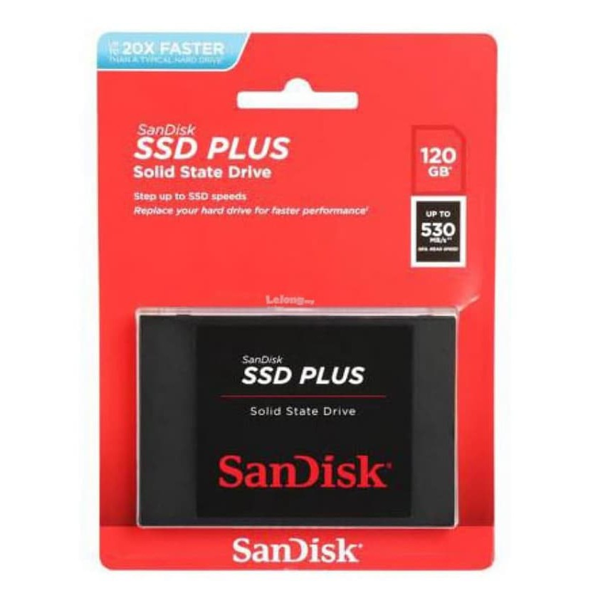 SANDISK SSD PLUS SOLID STATE DRIVE 120GB SPEED UP TO 530MBPS