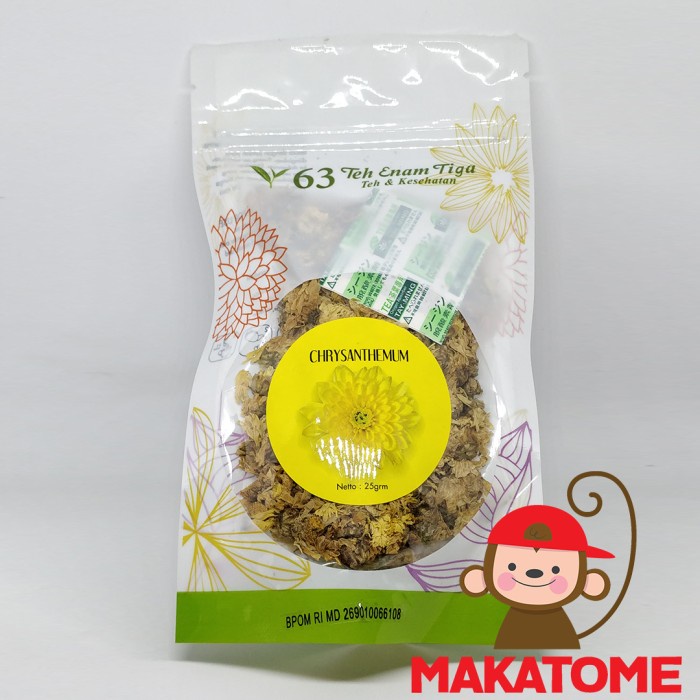 

(BISA COD) Teh 63 Chrysanthemum 25grm enam tiga teh63 25gr 25 gr Bunga Chrysan