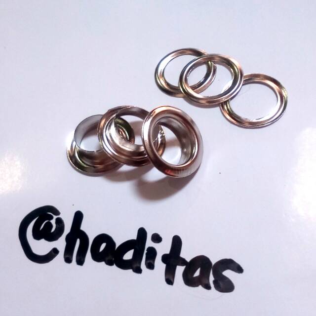 Mata ayam pelubang tas serut tempat tali tas rajut