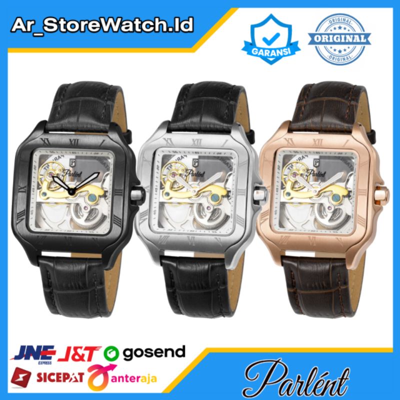Jam Tangan Automatic Pria Parlent Maverick Original Garansi Resmi Parlen