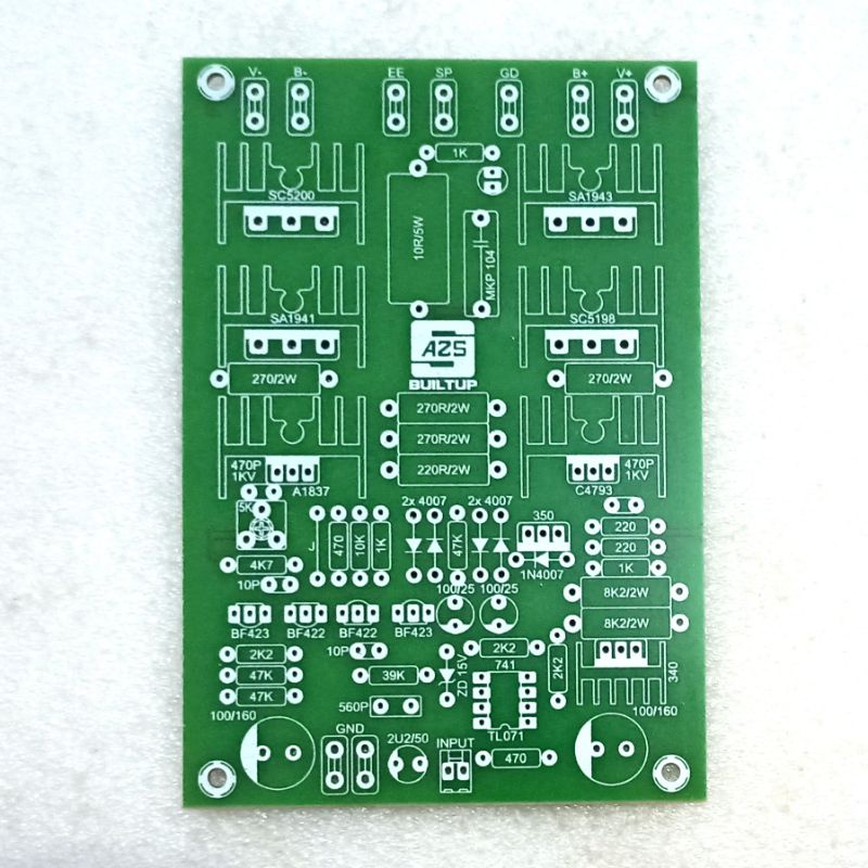 PCB GIANT Power Amplifier BNB Builtup Power