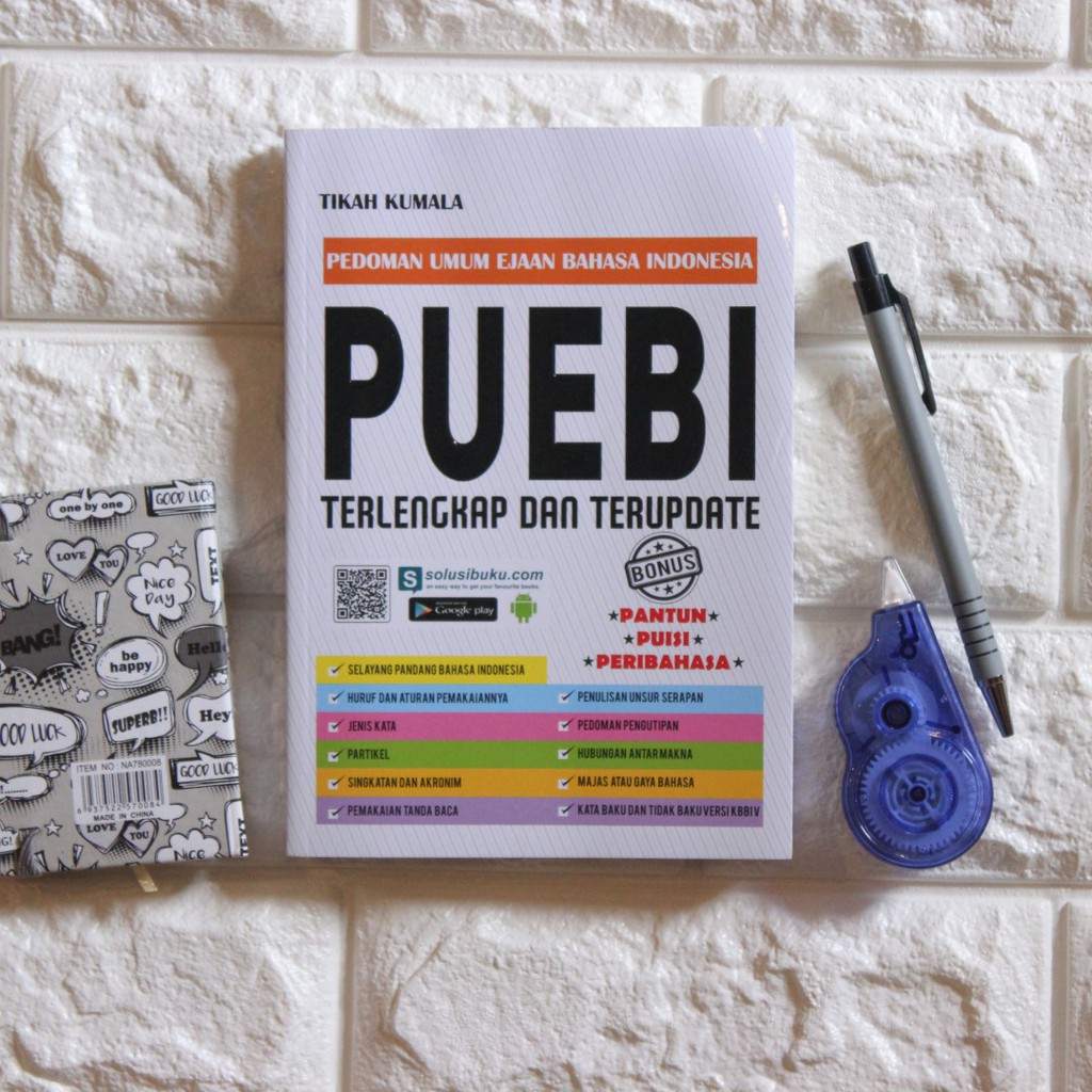 BUKU BAHASA / PUEBI: TERLENGKAP & TERUPDATE / BUKU PUEBI