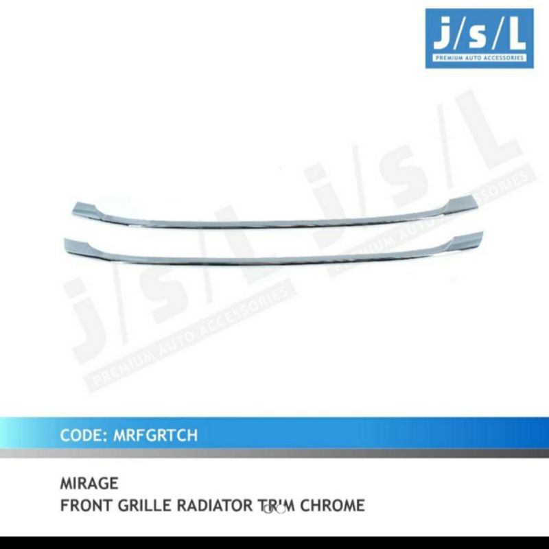 front grill radiator trim chrome Mirage jsl