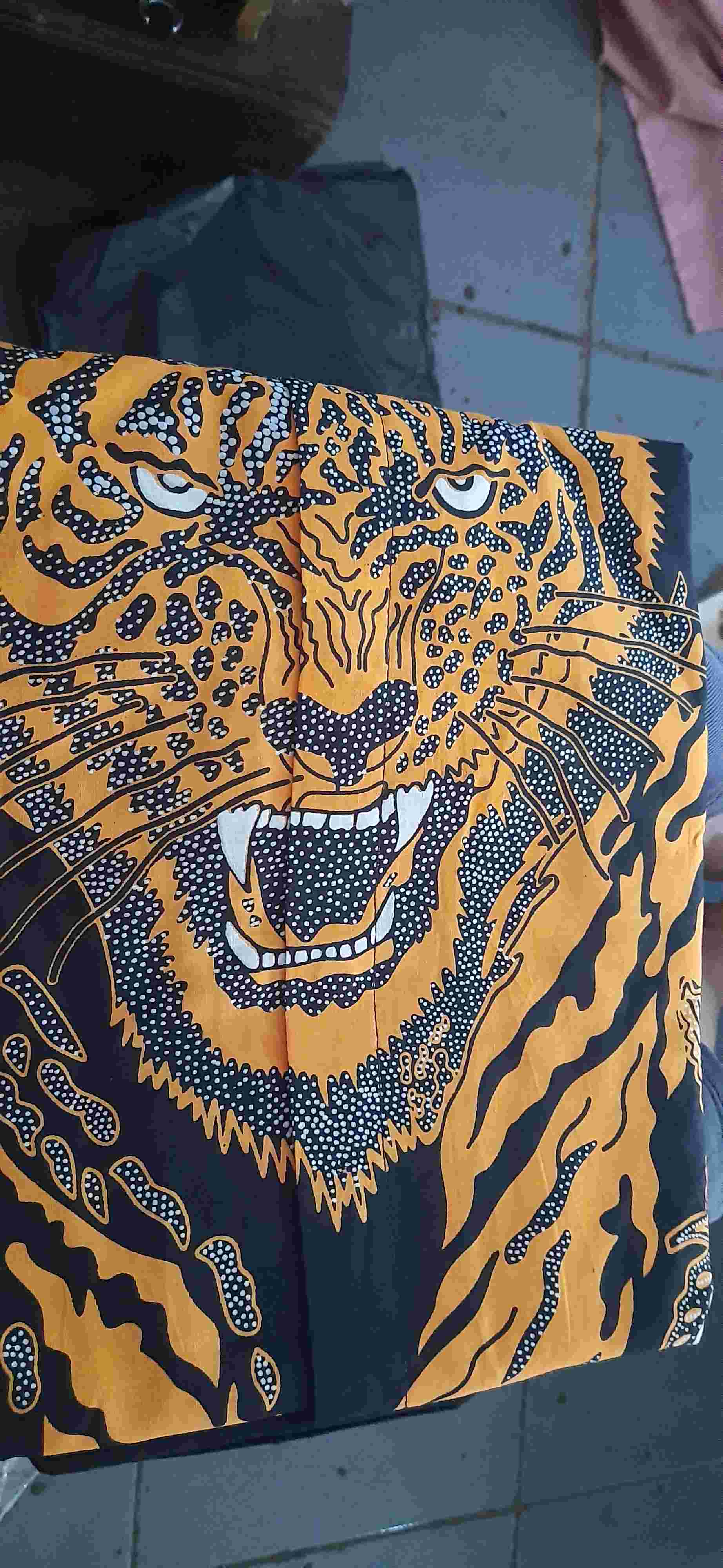 Macan Kemeja Batik Pria Full Furing Katun Sragenan