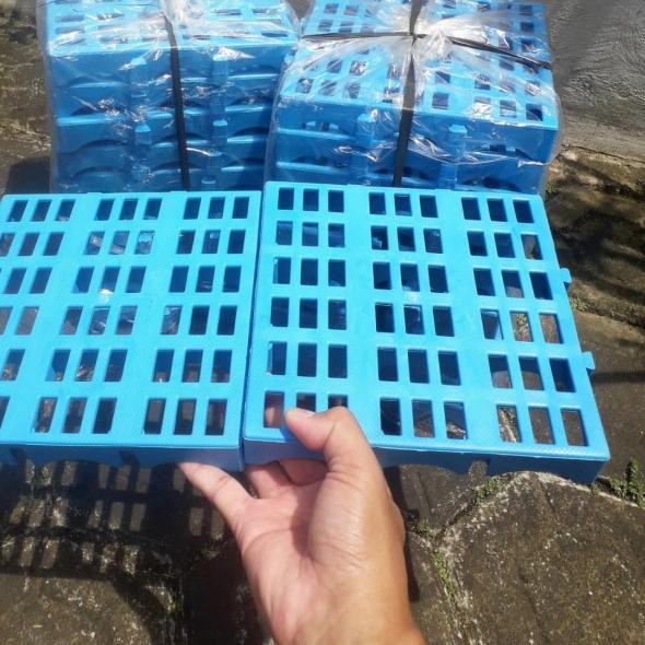 ➩ Palet Plastik Pallet Tatakan Alas Kandang Foot Rest Kelinci Kucing ♪
