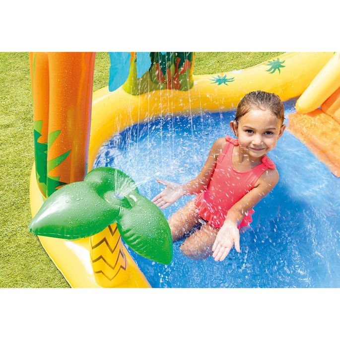 Kolam Renang Angin Wahana Bermain Air Mini Anak Inflatable Swimming Pool - Y010 - Blue/Yellow