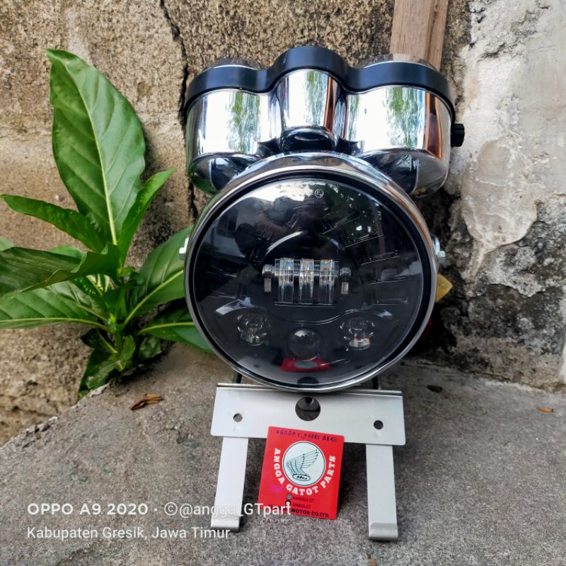 lampu depan ninja ss set batok lampu ninja ss set spidometer kupingan tralis original set daymaker