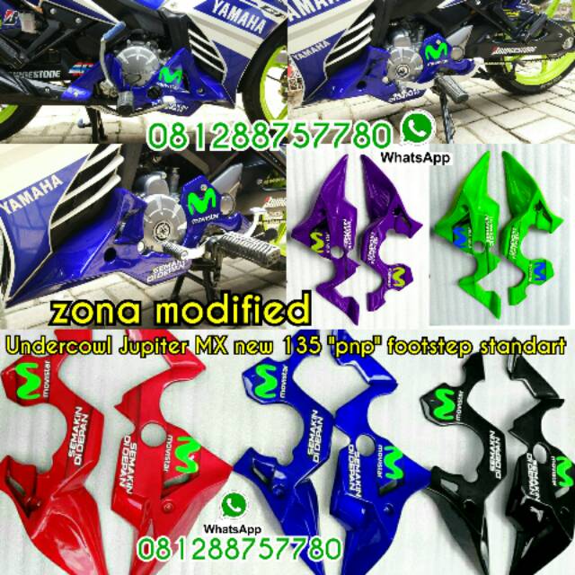 Undercowl Atau Cover Mesin Jupiter Mx New 135 Lc Footstep Standart Shopee Indonesia