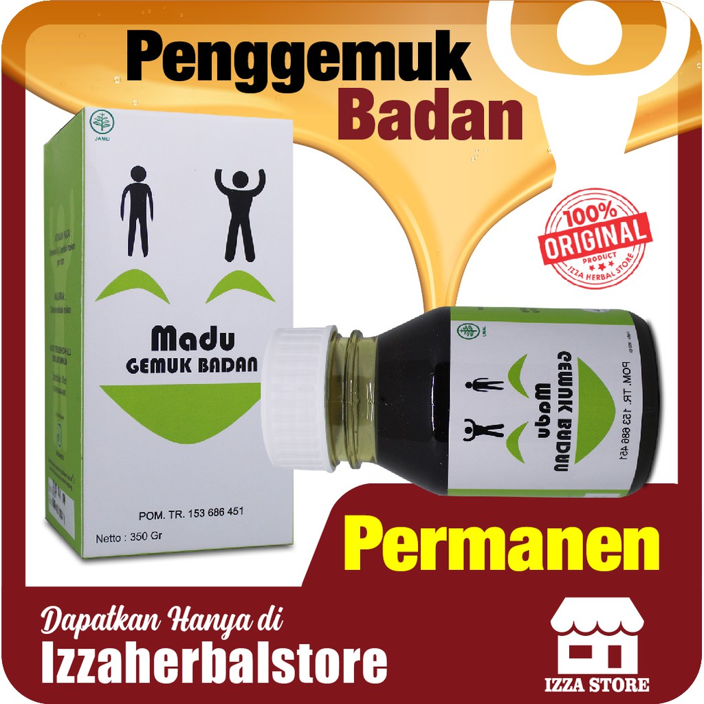 MADU GEMUK BADAN Obat Penggemuk Badan Permanen Madu Penambah Nafsu Makan Anak Dewasa AMPUH 100%