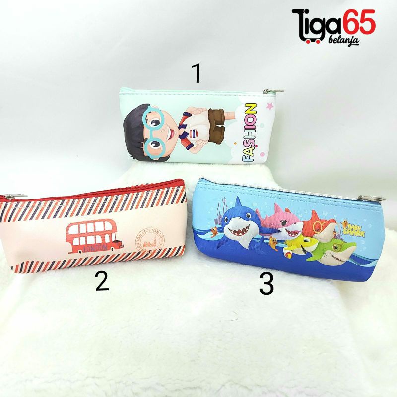 365 Bundling pencil bag 3 in 1 set, paket kotak pencil 3 pcs