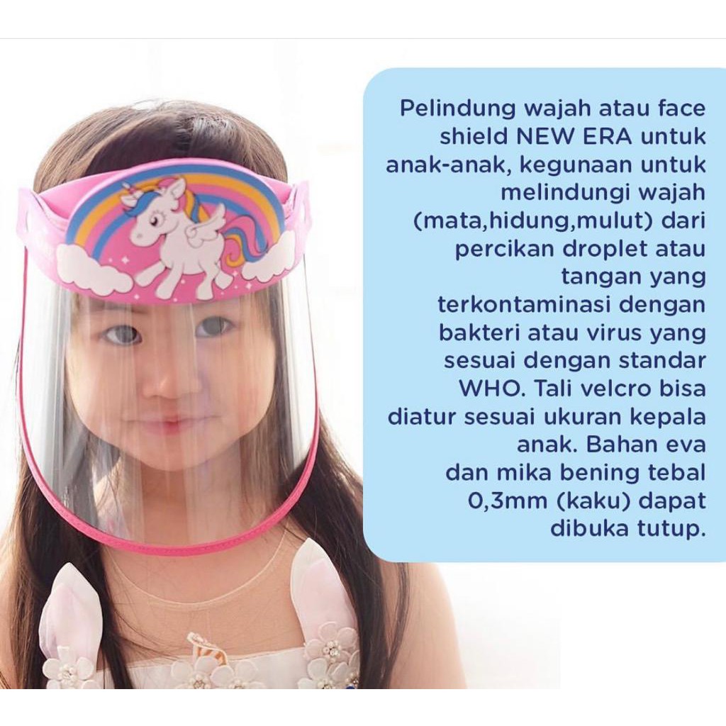 NECARE KIDS FACE SHIELD / FACE SHIELD ANAK