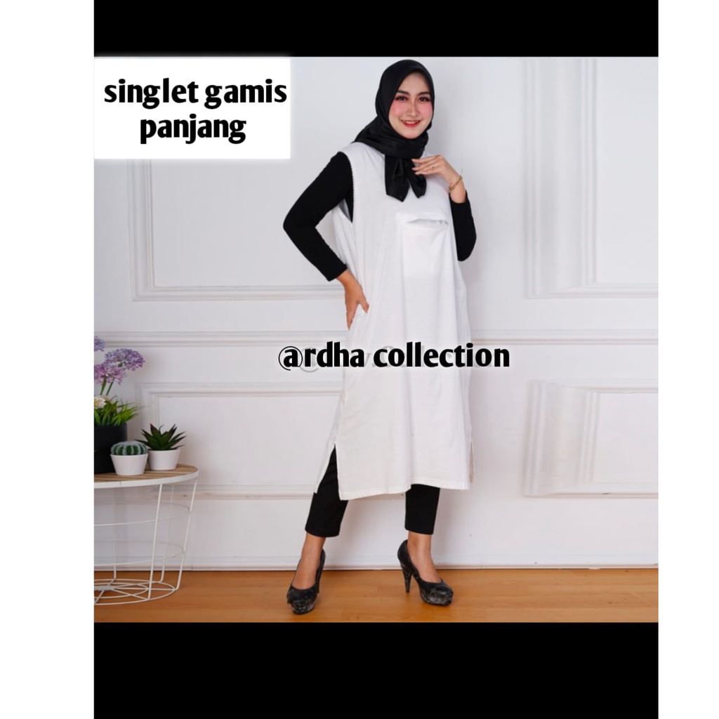 Gamis Singlet Haji wanita