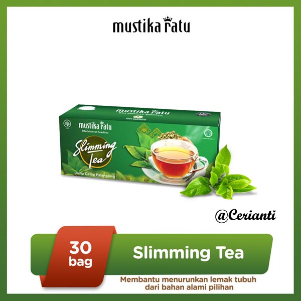 

[30 BAGS] [TEH PELANGSING] Mustika Ratu Slimming Tea | Teh Pelangsing | Teh Hijau 30 bags_Cerianti