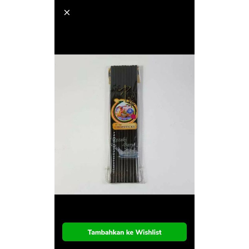 Chopstick/sumpit melamin hitam