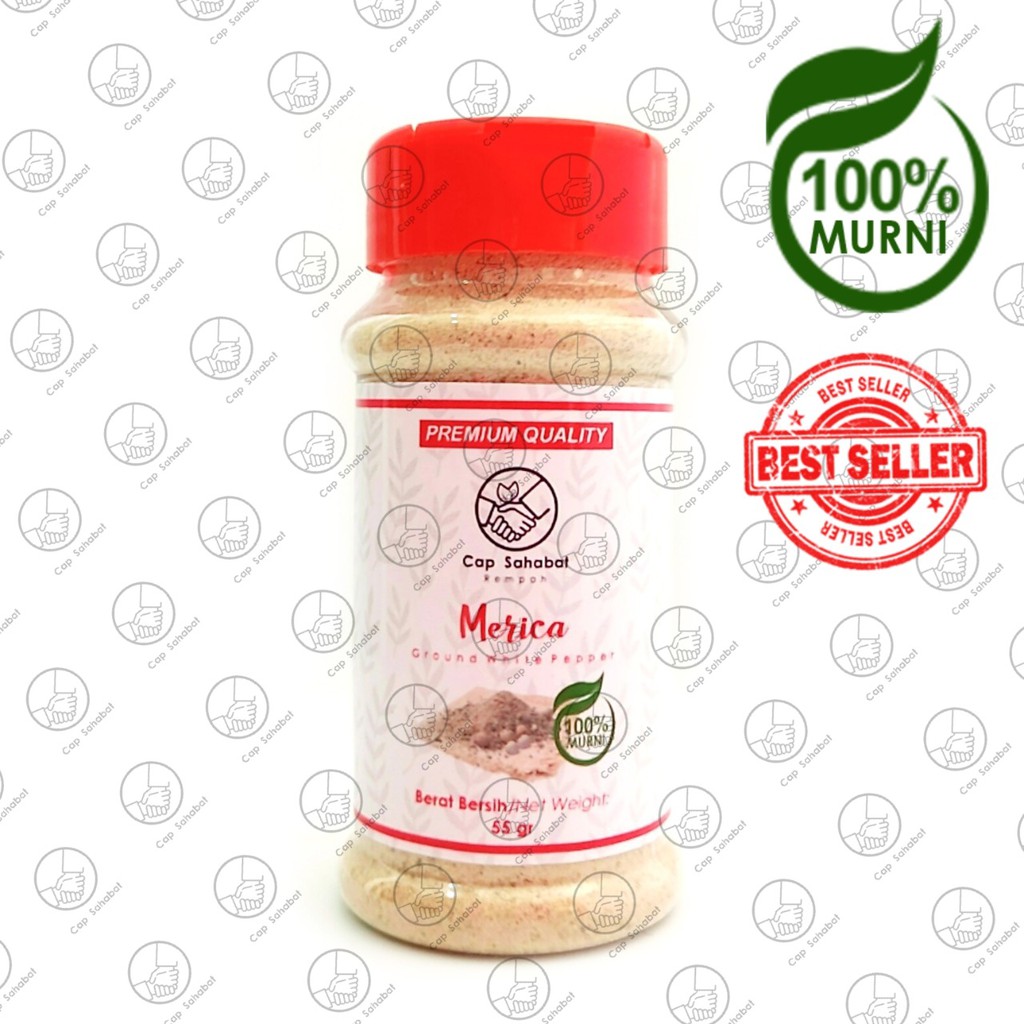 Cap Sahabat - Merica Botol Premium / Ground White Pepper